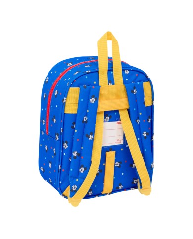 Zaino Scuola Mickey Mouse Clubhouse Good day Azzurro 22 x 27 x 10 cm