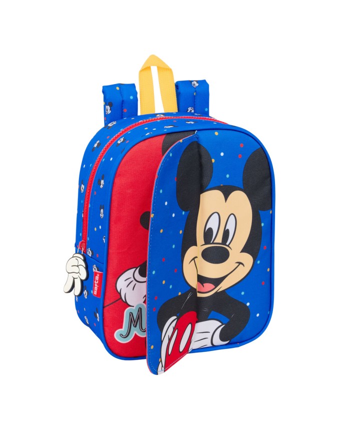 Zaino Scuola Mickey Mouse Clubhouse Good day Azzurro 22 x 27 x 10 cm Zaino Scuola Mickey Mouse Clubhouse Good day Azzurro 22 x 27 x 10 cm