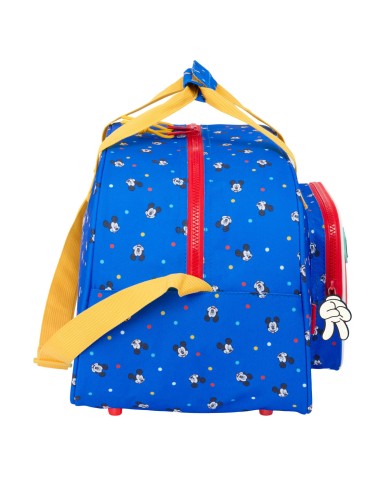 Borsa da Palestra Mickey Mouse Clubhouse Good day Azzurro 40 x 24 x 23 cm