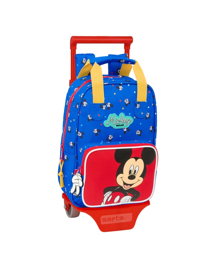 Trolley per la Scuola Mickey Mouse Clubhouse Good day Azzurro 20 x 28 x 8 cm Trolley per la Scuola Mickey Mouse Clubhouse Good day Azzurro 20 x 28 x 8 cm