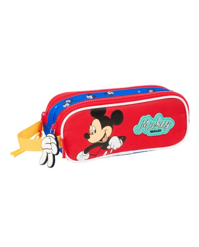 Portaoggetti Doppio Mickey Mouse Clubhouse Good day Azzurro 21 x 8 x 6 cm