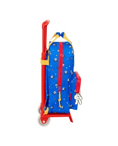 Trolley per la Scuola Mickey Mouse Clubhouse Good day Azzurro 20 x 28 x 8 cm