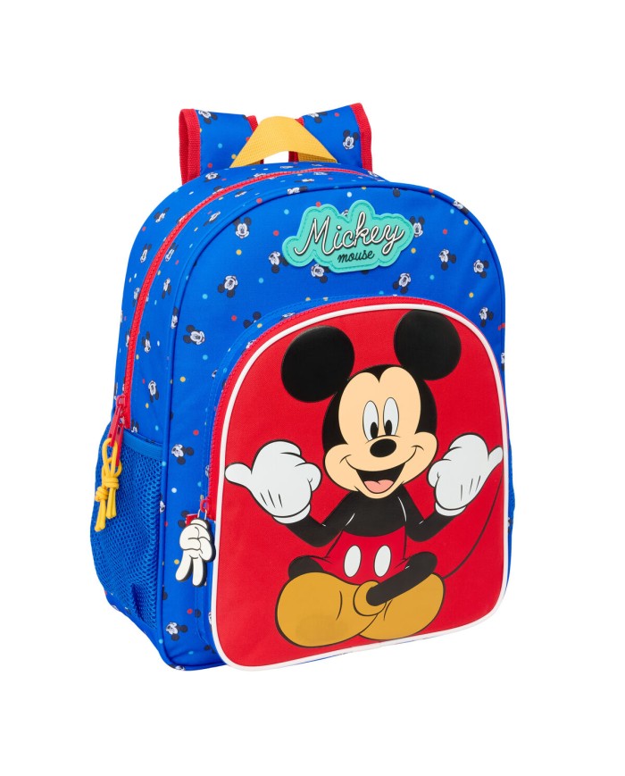 Zaino Scuola Mickey Mouse Clubhouse Good day Azzurro 32 x 38 x 12 cm Zaino Scuola Mickey Mouse Clubhouse Good day Azzurro 32 x 38 x 12 cm