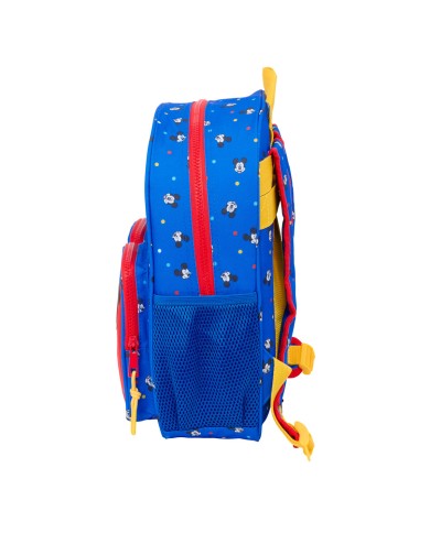 Zaino Scuola Mickey Mouse Clubhouse Good day Azzurro 28 x 34 x 10 cm