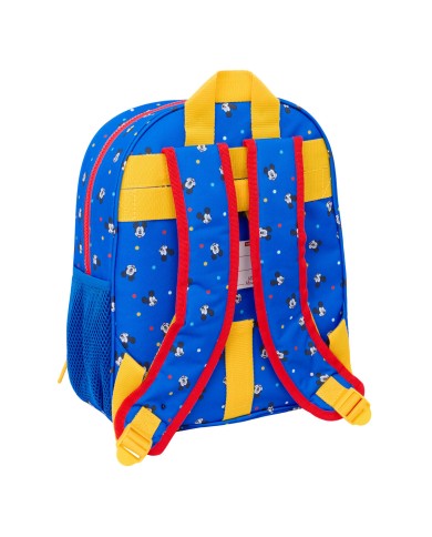 Zaino Scuola Mickey Mouse Clubhouse Good day Azzurro 28 x 34 x 10 cm