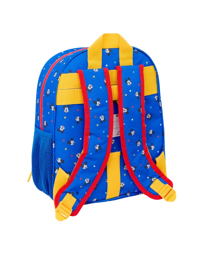 Zaino Scuola Mickey Mouse Clubhouse Good day Azzurro 28 x 34 x 10 cm