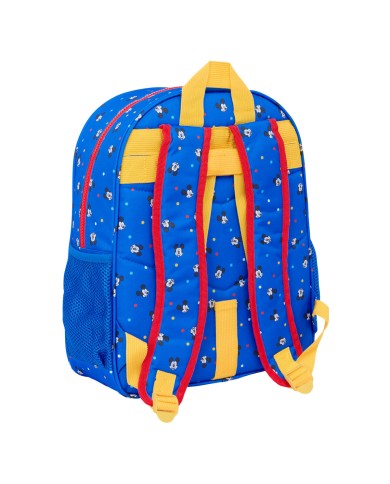Zaino Scuola Mickey Mouse Clubhouse Good day Azzurro 32 x 38 x 12 cm