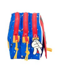 Portaoggetti Triplo Mickey Mouse Clubhouse Good day Azzurro 21,5 x 10 x 8 cm