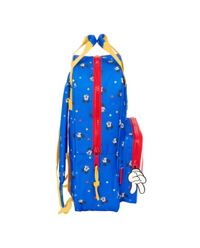 Zaino Scuola Mickey Mouse Clubhouse Good day Azzurro 20 x 28 x 8 cm
