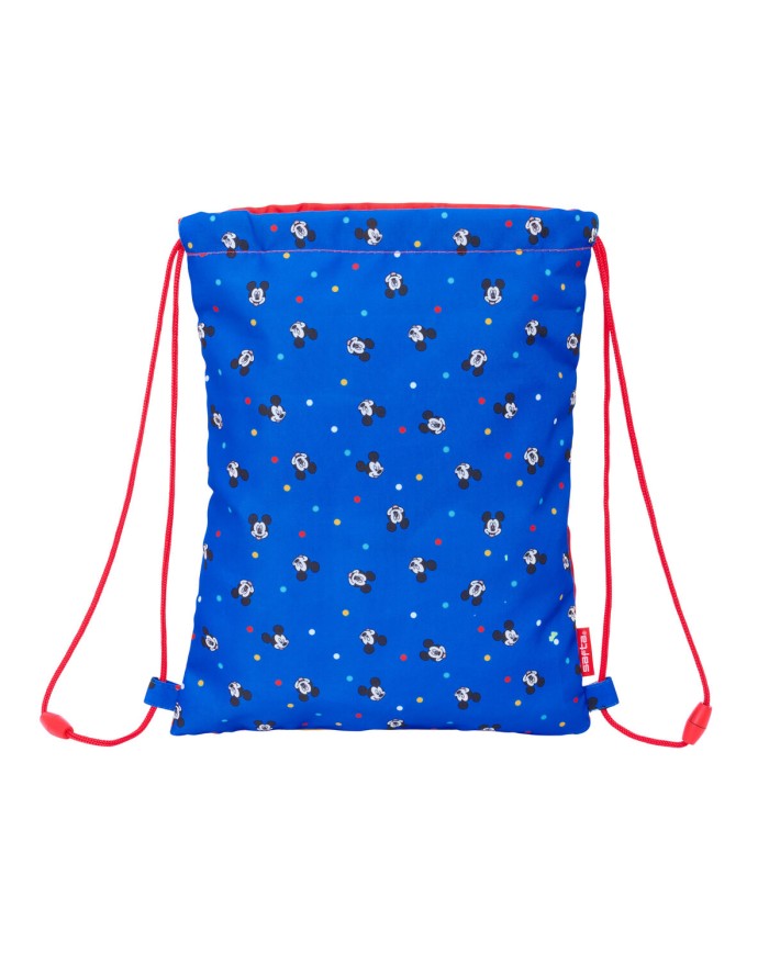 Zainetto con Cordini Mickey Mouse Clubhouse Good day Azzurro 26 x 34 x 1 cm