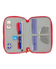 Plumier Triplo Mickey Mouse Clubhouse Good day Azzurro 12,5 x 19,5 x 5,5 cm 37 Pezzi Plumier Triplo Mickey Mouse Clubhouse Good day Azzurro 12,5 x 19,5 x 5,5 cm 37 Pezzi