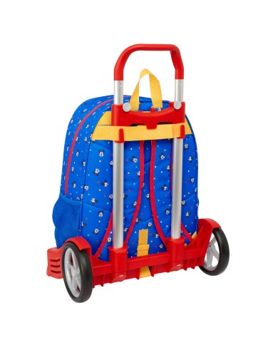 Trolley per la Scuola Mickey Mouse Clubhouse Good day Azzurro 33 x 42 x 14 cm