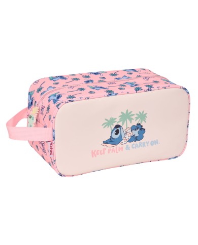 Necessaire Lilo & Stitch Beach Rosa 29 x 15 x 14 cm Necessaire Lilo & Stitch Beach Rosa 29 x 15 x 14 cm
