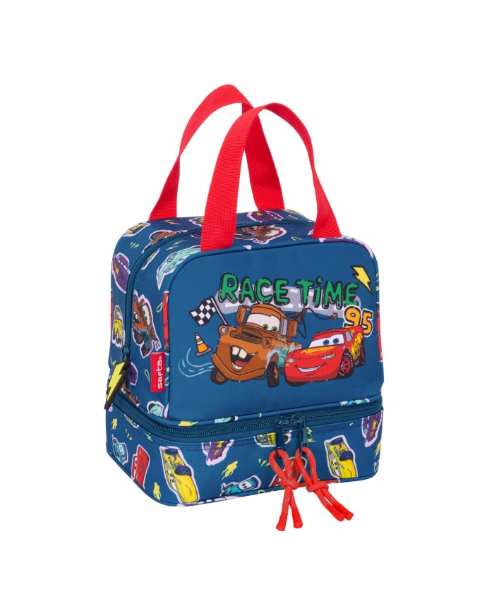 Portamerenda Cars Racing Blu Marino 20 x 20 x 15 cm Portamerenda Cars Racing Blu Marino 20 x 20 x 15 cm