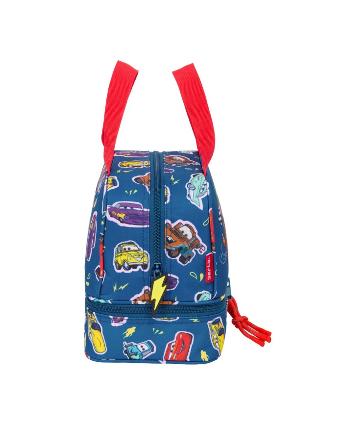 Portamerenda Cars Racing Blu Marino 20 x 20 x 15 cm Portamerenda Cars Racing Blu Marino 20 x 20 x 15 cm