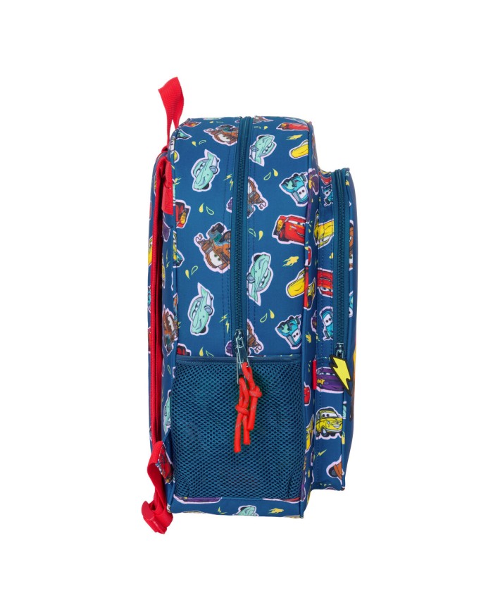 Zaino Scuola Cars Racing Blu Marino 33 x 42 x 14 cm Zaino Scuola Cars Racing Blu Marino 33 x 42 x 14 cm