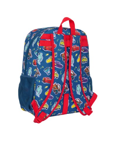 Zaino Scuola Cars Racing Blu Marino 33 x 42 x 14 cm Zaino Scuola Cars Racing Blu Marino 33 x 42 x 14 cm