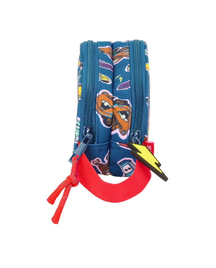 Portaoggetti Doppio Cars Racing Blu Marino 21 x 8 x 6 cm Portaoggetti Doppio Cars Racing Blu Marino 21 x 8 x 6 cm