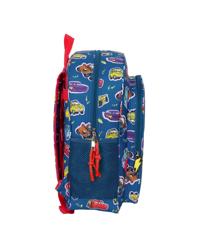 Zaino Scuola Cars Racing Blu Marino 32 x 38 x 12 cm Zaino Scuola Cars Racing Blu Marino 32 x 38 x 12 cm