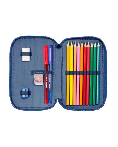 Astuccio Doppio Cars Racing Blu Marino 12.5 x 19.5 x 4 cm Astuccio Doppio 29 Pezzi Astuccio Doppio Cars Racing Blu Marino 12.5 x 19.5 x 4 cm Astuccio Doppio 29 Pezzi