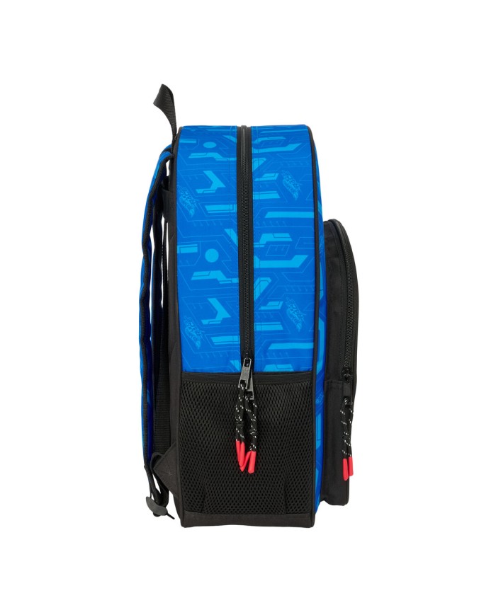 Zaino Scuola Hot Wheels Let's race Azzurro Nero 33 x 42 x 14 cm Zaino Scuola Hot Wheels Let's race Azzurro Nero 33 x 42 x 14 cm