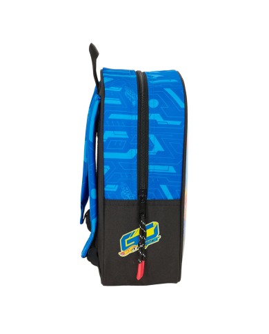 Zaino Scuola Hot Wheels Let's race Azzurro Nero 22 x 27 x 10 cm Zaino Scuola Hot Wheels Let's race Azzurro Nero 22 x 27 x 10 cm