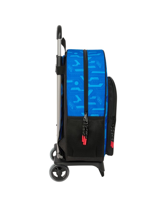 Trolley per la Scuola Hot Wheels Let's race Azzurro Nero 33 x 42 x 14 cm Trolley per la Scuola Hot Wheels Let's race Azzurro Nero 33 x 42 x 14 cm