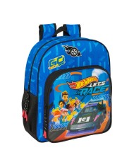 Zaino Scuola Hot Wheels Let's race Azzurro Nero 32 x 38 x 12 cm Zaino Scuola Hot Wheels Let's race Azzurro Nero 32 x 38 x 12 cm