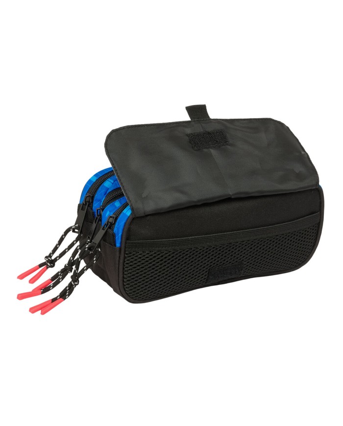 Portaoggetti Triplo Hot Wheels Let's race Azzurro Nero 21,5 x 10 x 8 cm