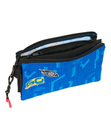 Portaoggetti Triplo Hot Wheels Let's race Azzurro Nero 22 x 12 x 3 cm Portaoggetti Triplo Hot Wheels Let's race Azzurro Nero 22 x 12 x 3 cm