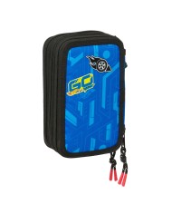 Plumier Triplo Hot Wheels Let's race Azzurro Nero 12,5 x 19,5 x 5,5 cm 37 Pezzi Plumier Triplo Hot Wheels Let's race Azzurro Nero 12,5 x 19,5 x 5,5 cm 37 Pezzi