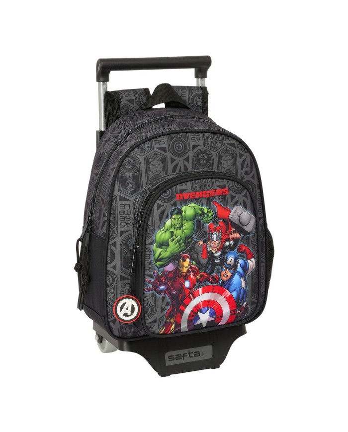 Trolley per la Scuola The Avengers Vendetta Nero 27 x 33 x 10 cm