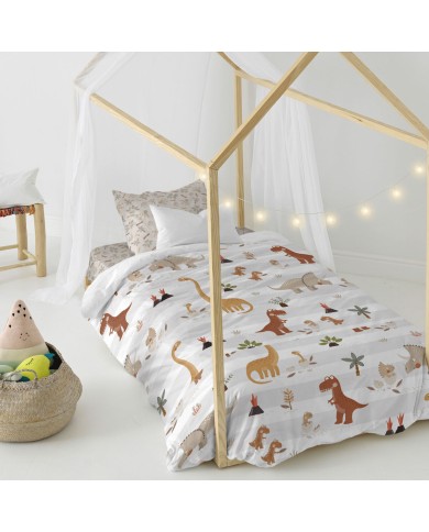 Set di copripiumino HappyFriday Moshi Moshi Dino Family Multicolore Singolo 2 Pezzi Set di copripiumino HappyFriday Moshi Moshi Dino Family Multicolore Singolo 2 Pezzi