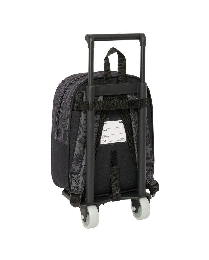 Trolley per la Scuola The Avengers Vendetta Nero 22 x 27 x 10 cm