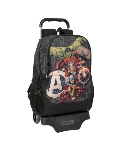 Trolley per la Scuola The Avengers Vendetta Nero 32 x 44 x 16 cm Trolley per la Scuola The Avengers Vendetta Nero 32 x 44 x 16 cm