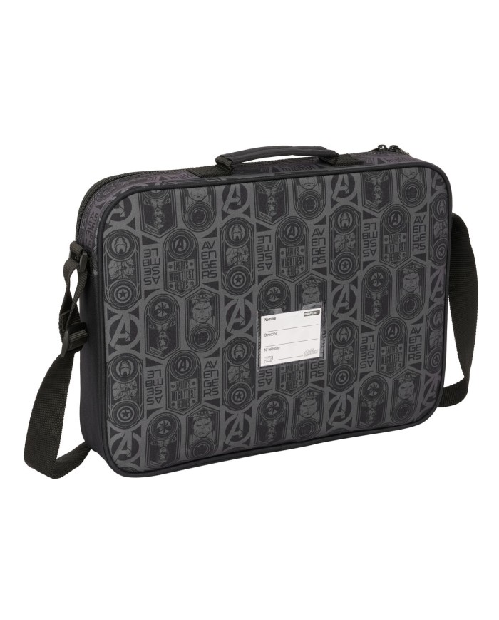 Borsa per la scuola The Avengers Vendetta Nero 38 x 28 x 6 cm