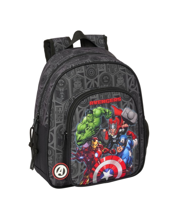Zaino Scuola The Avengers Vendetta Nero 27 x 33 x 10 cm