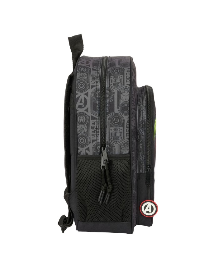 Zaino Scuola The Avengers Vendetta Nero 32 x 38 x 12 cm
