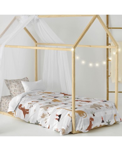 Set di copripiumino HappyFriday Moshi Moshi Dino Family Multicolore Singolo 2 Pezzi Set di copripiumino HappyFriday Moshi Moshi Dino Family Multicolore Singolo 2 Pezzi