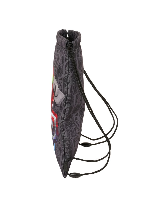 Zainetto con Cordini The Avengers Vendetta Nero 26 x 34 x 1 cm