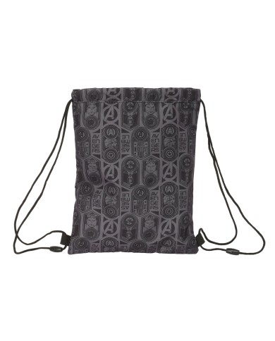 Zainetto con Cordini The Avengers Vendetta Nero 26 x 34 x 1 cm