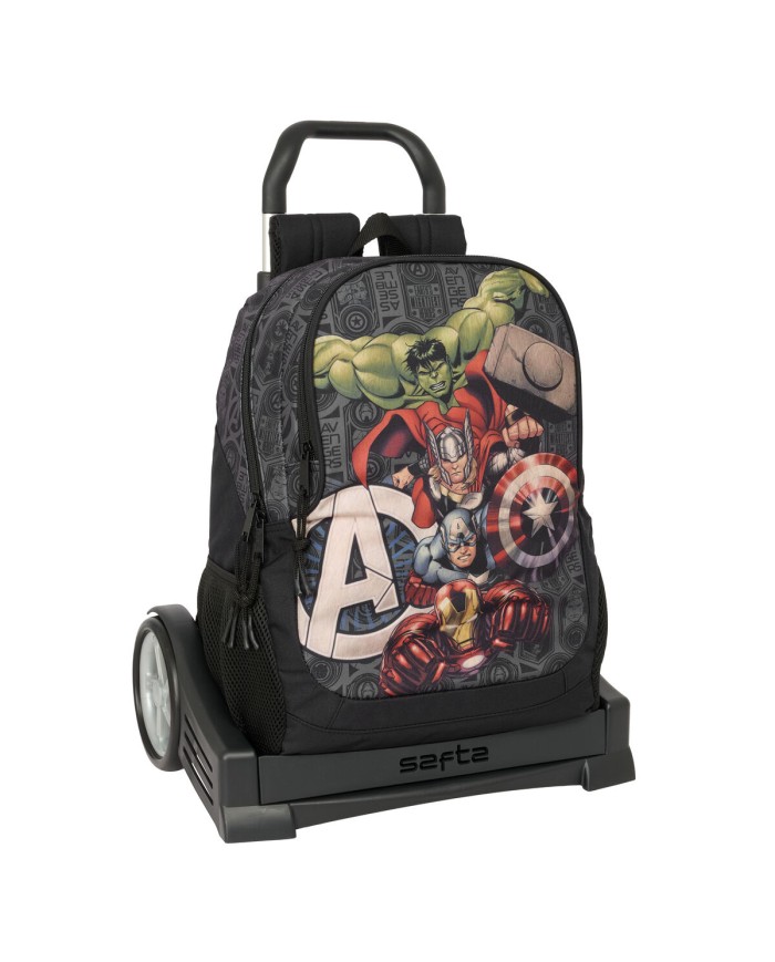 Trolley per la Scuola The Avengers Vendetta Nero 32 x 44 x 16 cm Trolley per la Scuola The Avengers Vendetta Nero 32 x 44 x 16 cm