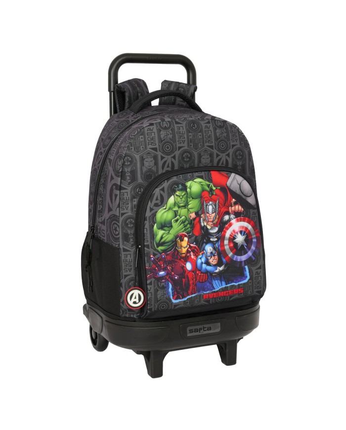 Trolley per la Scuola The Avengers Vendetta Nero 33 x 45 x 22 cm Trolley per la Scuola The Avengers Vendetta Nero 33 x 45 x 22 cm