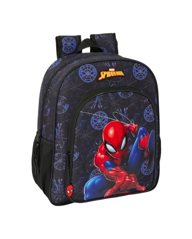 Zaino Scuola Spider-Man Attack Nero 32 x 38 x 12 cm Zaino Scuola Spider-Man Attack Nero 32 x 38 x 12 cm