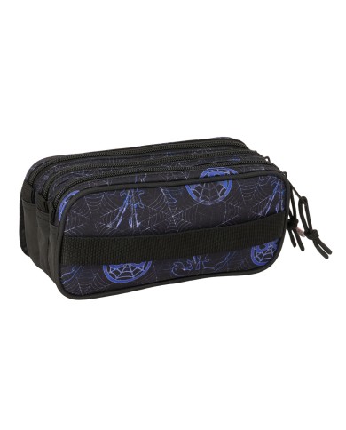 Portaoggetti Triplo Spider-Man Attack Nero 21,5 x 10 x 8 cm Portaoggetti Triplo Spider-Man Attack Nero 21,5 x 10 x 8 cm