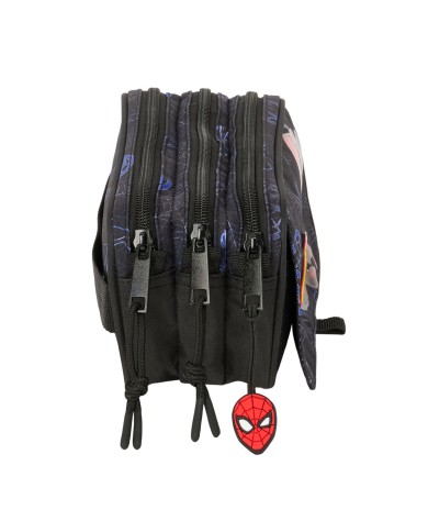 Portaoggetti Triplo Spider-Man Attack Nero 21,5 x 10 x 8 cm Portaoggetti Triplo Spider-Man Attack Nero 21,5 x 10 x 8 cm