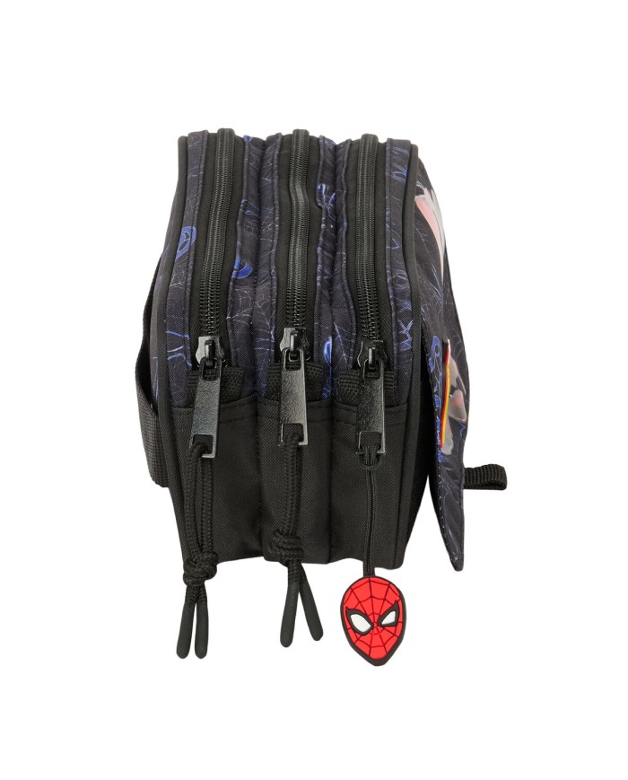 Portaoggetti Triplo Spider-Man Attack Nero 21,5 x 10 x 8 cm Portaoggetti Triplo Spider-Man Attack Nero 21,5 x 10 x 8 cm
