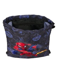 Zainetto con Cordini Spider-Man Attack Nero 26 x 34 x 1 cm Zainetto con Cordini Spider-Man Attack Nero 26 x 34 x 1 cm