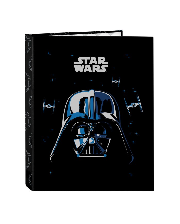 Raccoglitore ad anelli Star Wars Rebellion Nero A4 26.5 x 33 x 4 cm Raccoglitore ad anelli Star Wars Rebellion Nero A4 26.5 x 33 x 4 cm
