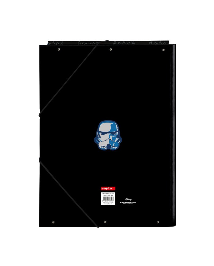 Raccoglitore ad anelli Star Wars Rebellion Nero A4 26 x 33.5 x 2.5 cm